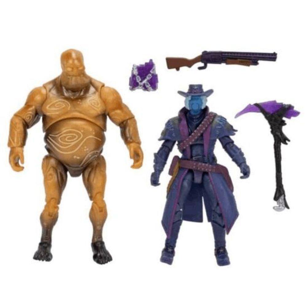 Fortnite Deadfire vs. Mega Cube Brute Action Figure Set - 2pk